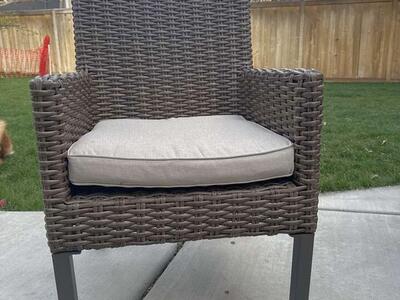 Outdoor Dining Chairs, Set Of 4 (New In Box)