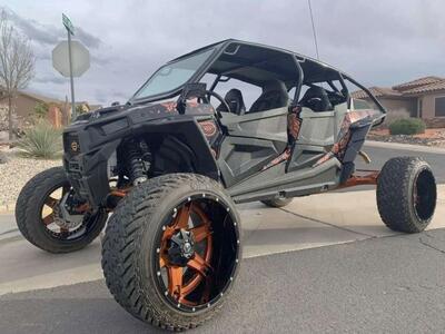 4 new set of 35x12.50 R22LT 22” FUEL wheels & rims 8X170 8 lug ford dodge Chevy 3 piece wheel ! Custom WOW !