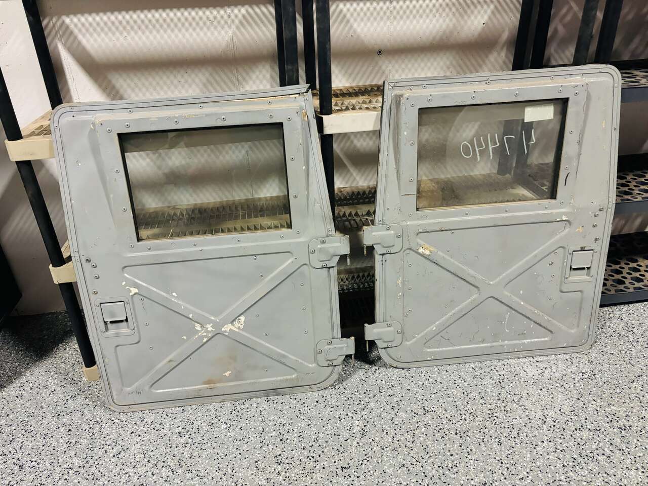 Bulletproof Hummer H1 doors door , excellent condition !