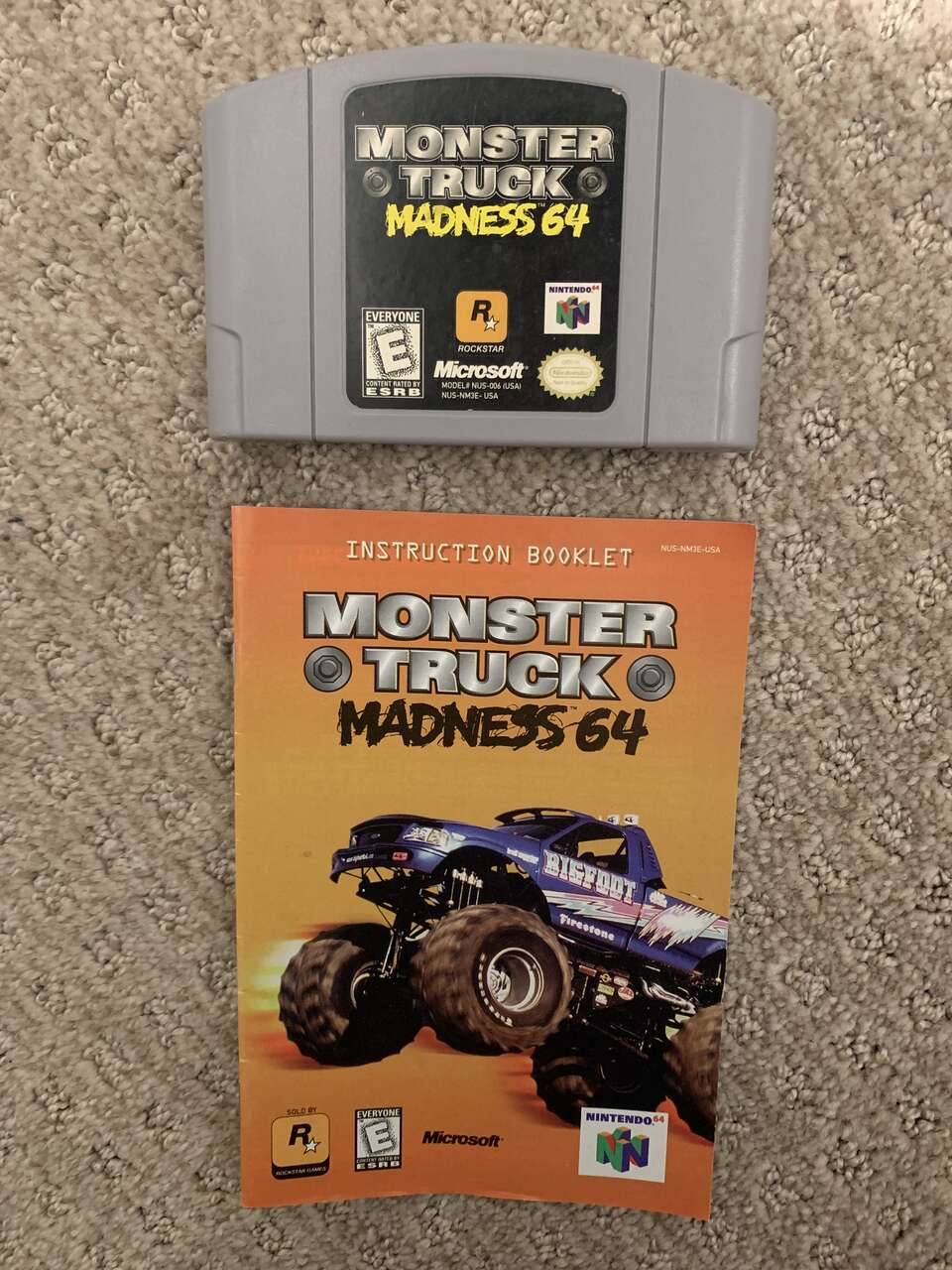 N64 Nintendo 64 Monster Truck Madness