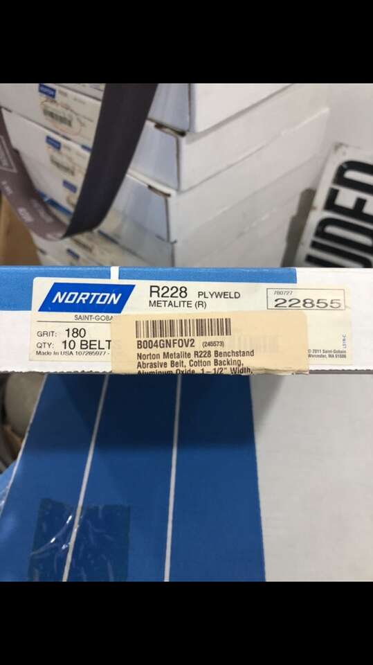 Knife Maker Norton 1 1/2“ X 60“, Grinding belts