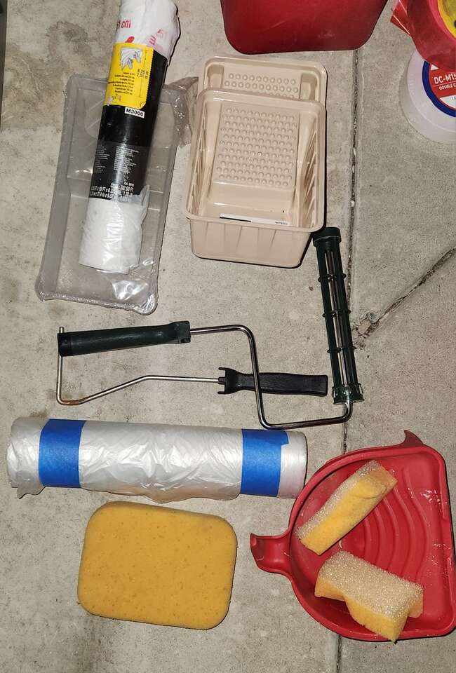 Paint/construction supplies/Face shield set