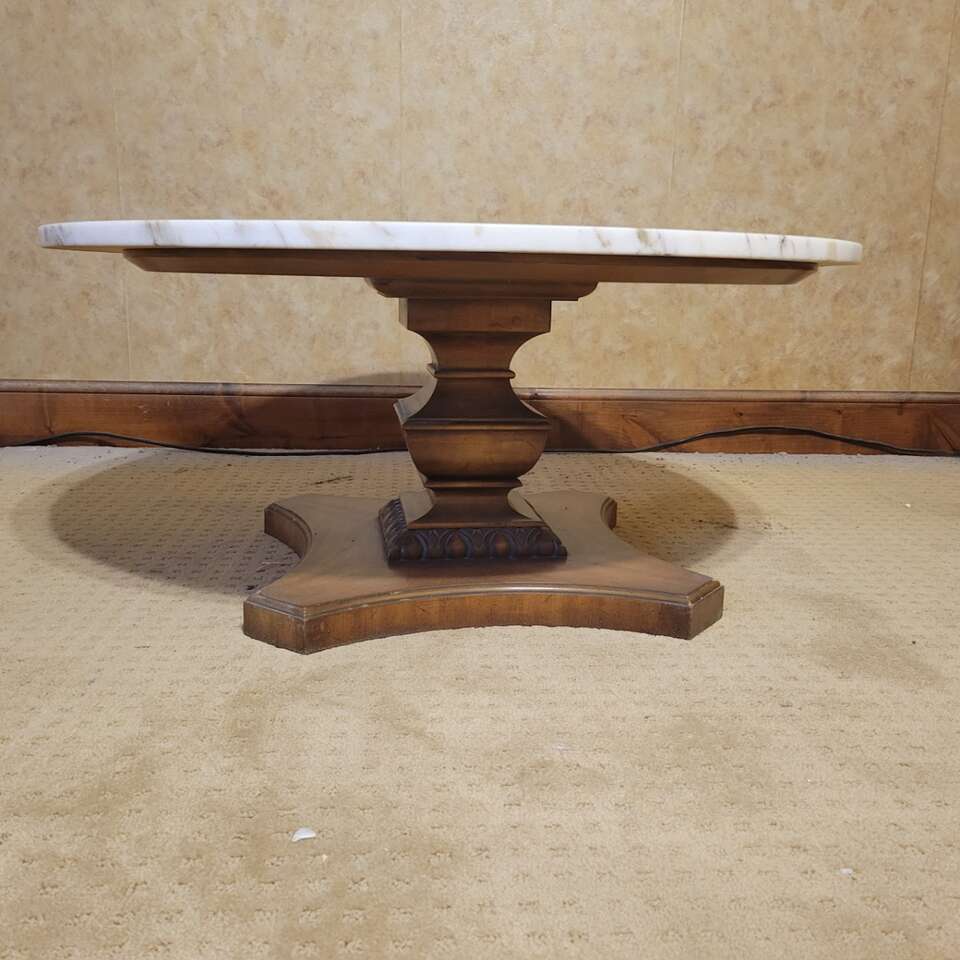 Coffee Table Marble Top, Solid wood b… Furniture