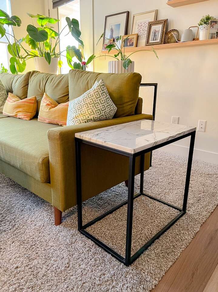 Marble ( CALACATTA VAGLI) Side Table