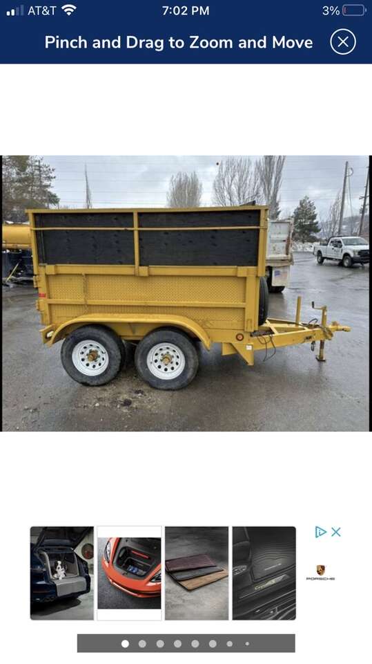 5x8 Dump Trailer