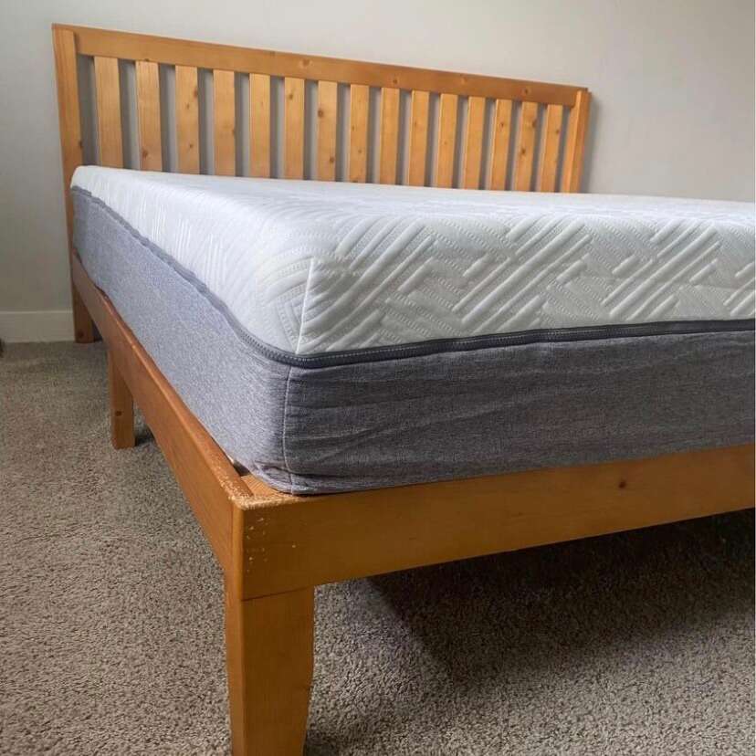 Rustic Pine King Bed Frame Furniture