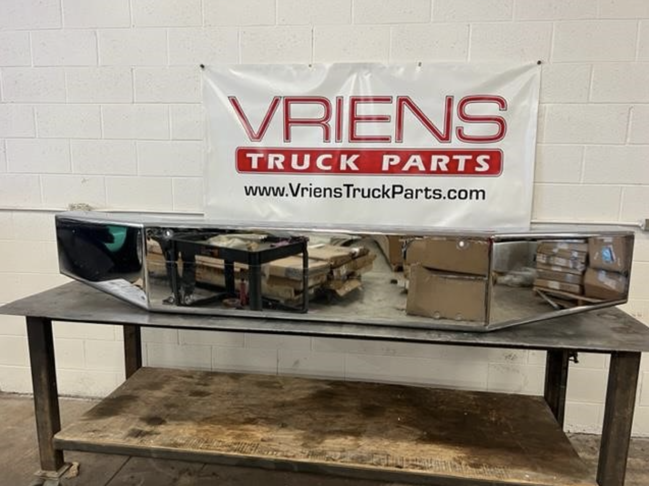 2004 & LATER KENWORTH T800, T880 CHROME, STEEL BUMPER