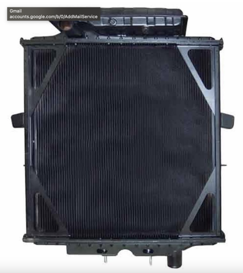 PETERBILT 379 RADIATOR ASSEMBLY - 1270 SQ IN 4 ROW HIGH FLOW
