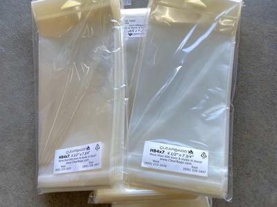 4-1/2” x 7 3/4” Clear Sealable Bag