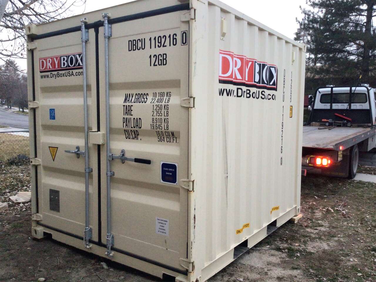 Winter STORAGE SPECIALS Drybox Container Shipping Conex