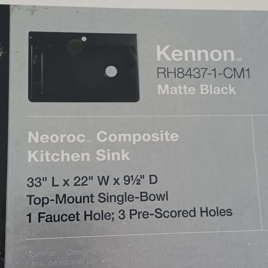 Kohler Matte Black New