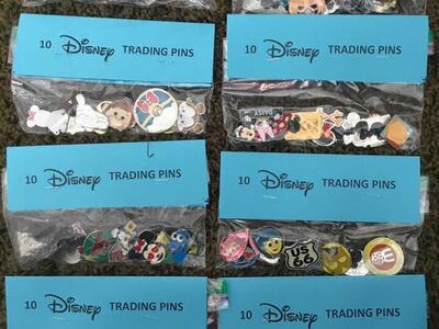 Disney Pins 10 Pins For $10.00