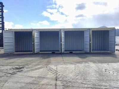 40' Shipping Container with 5 Sets of Doors