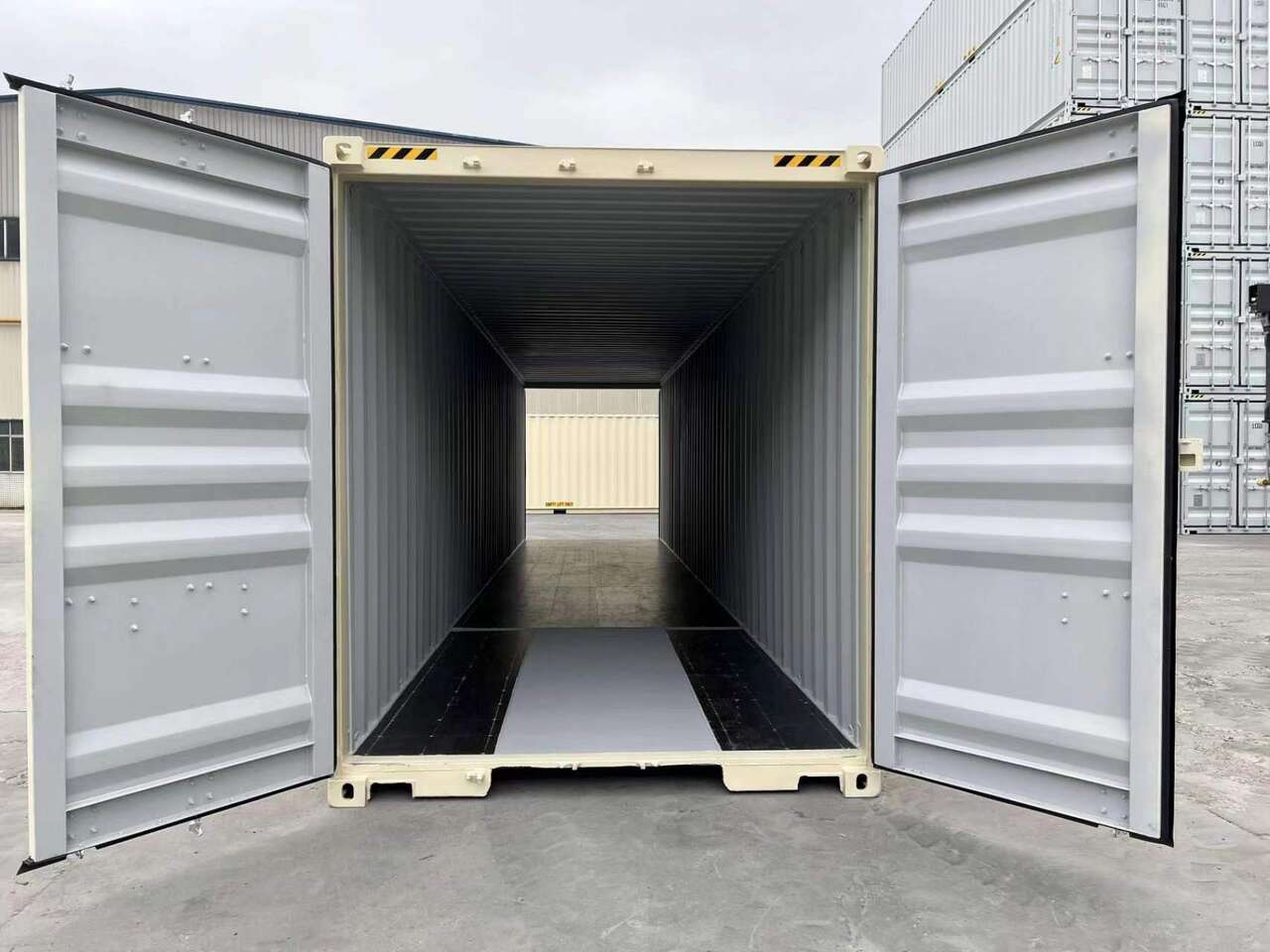 Shipping Container, 40' High Cube, Double Door Storage Box