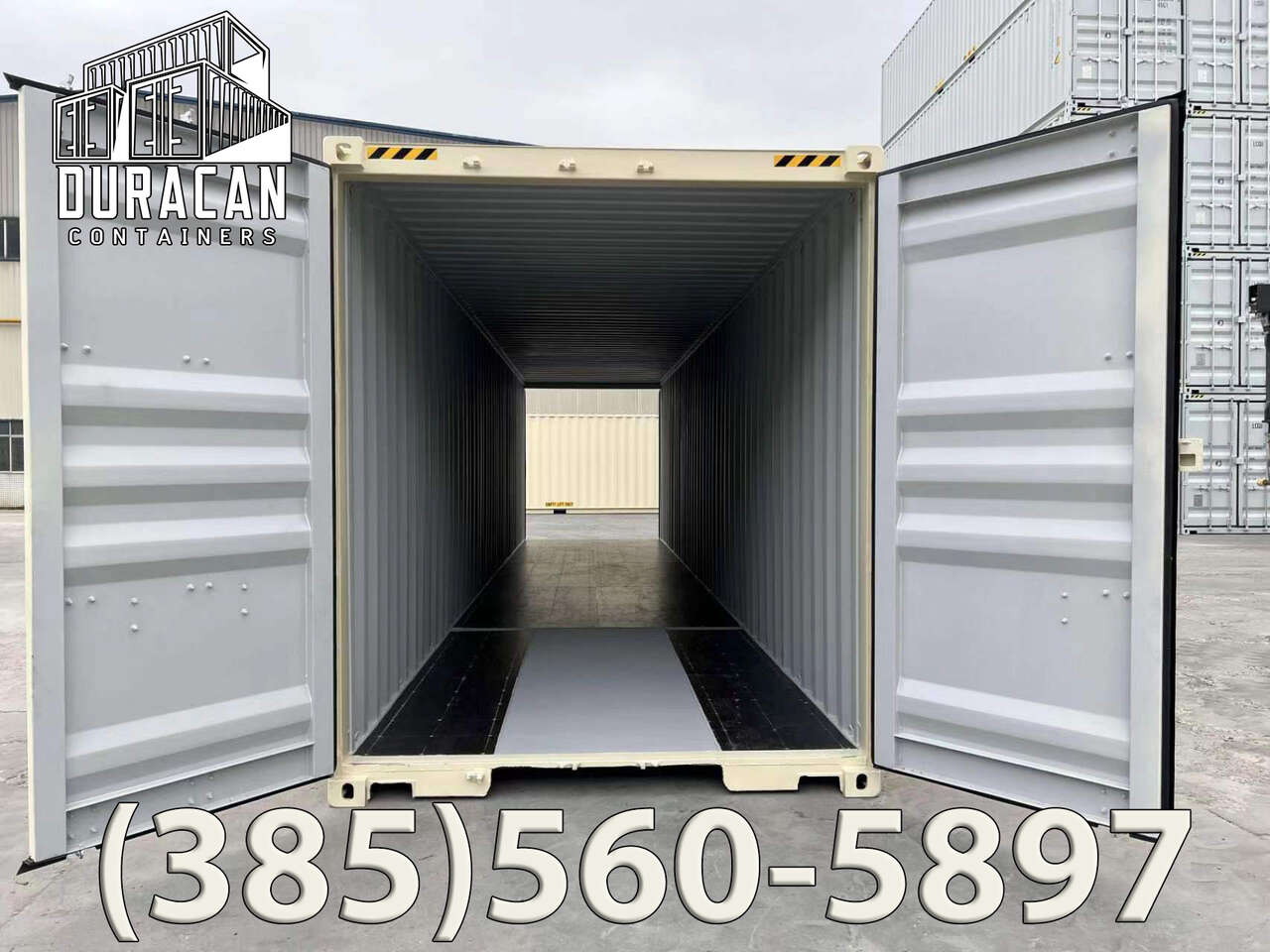 New, 40' Double Door Shipping Container, High Cube, Storage Box