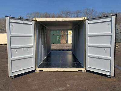 20' Double Door, Shipping Container, Single Trip (NEW) Shipping Container, Standard Height