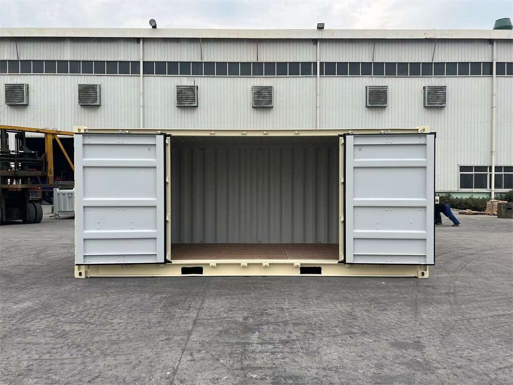 20' New, Single Trip, Standard Height, Open Side Door Shipping Container, Storage Box