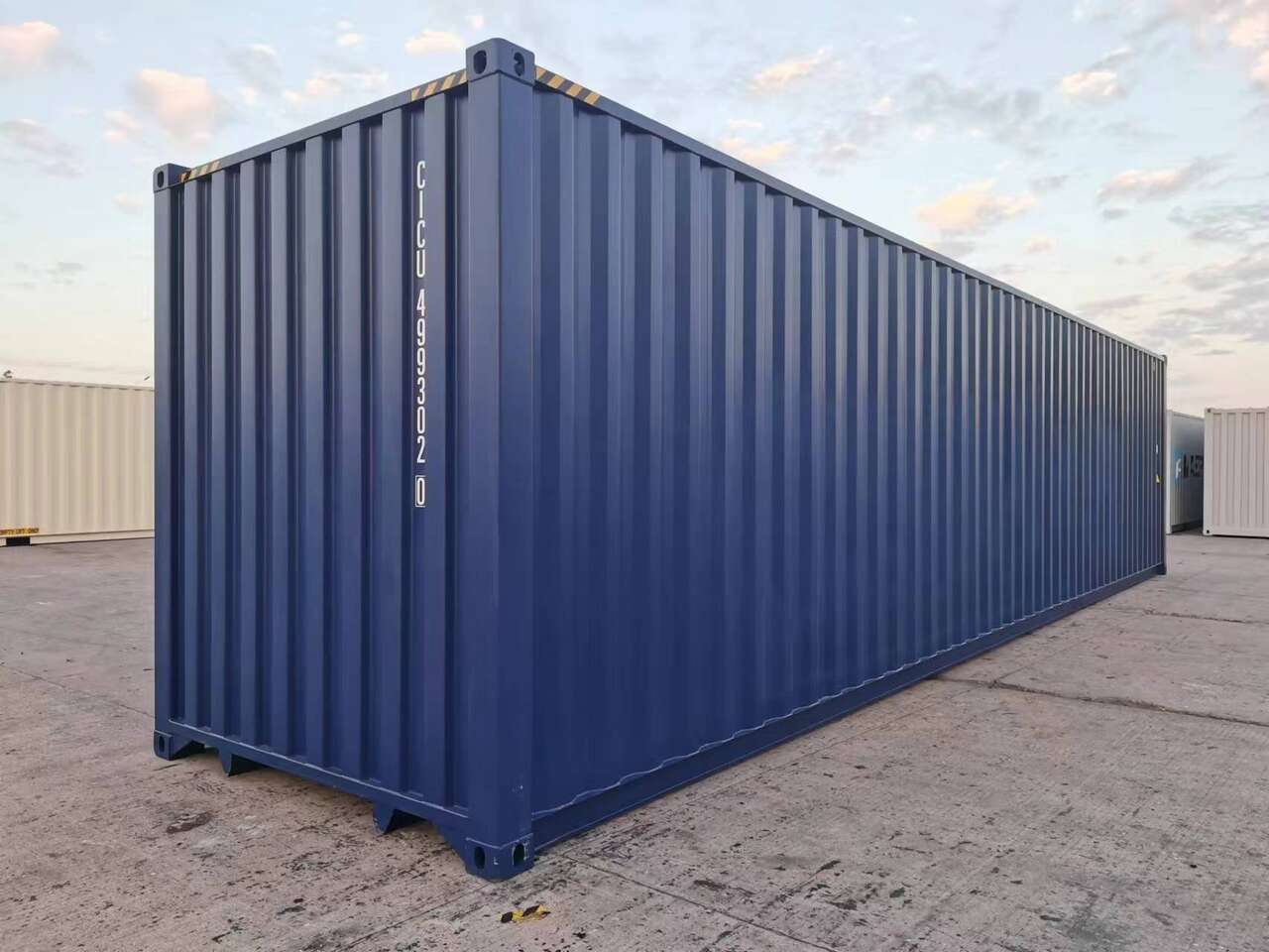 40' High Cube Shipping Container, New, Single Trip, Storage Container, Conex Container