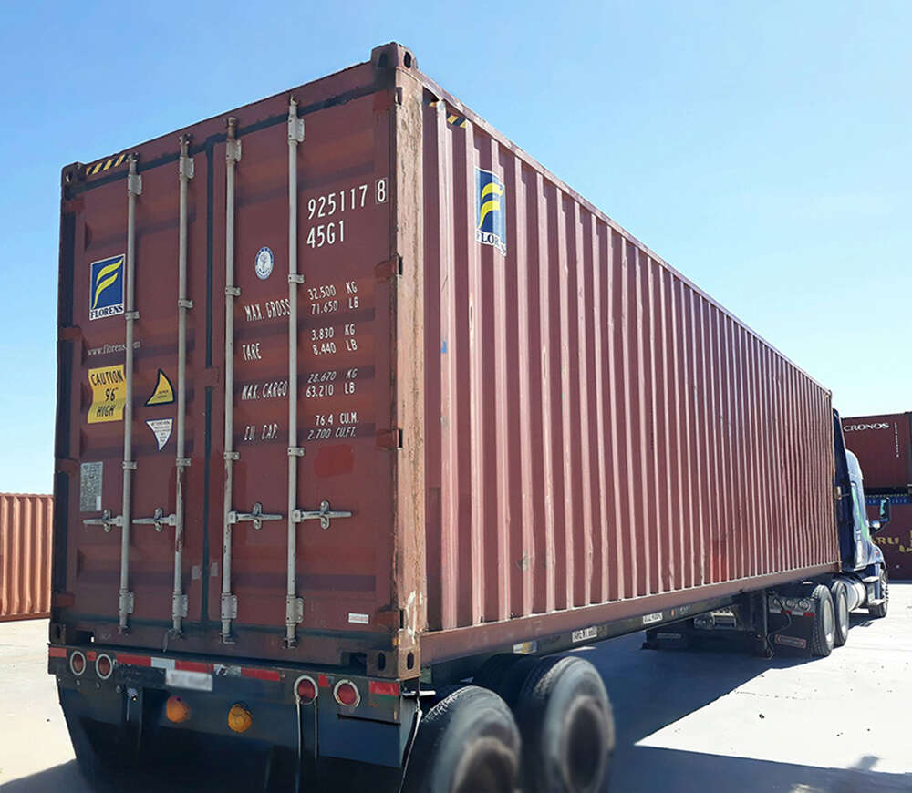 40' Used Shipping Container, High Cube, Cargo Worthy, Storage Box
