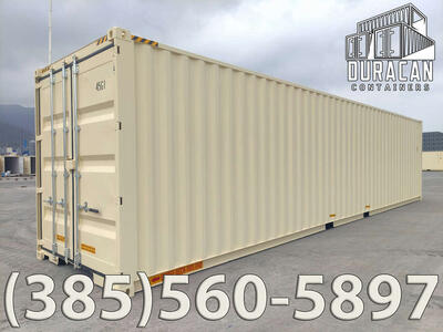 40' Shipping Container, 40' High Cube, Double Doors, Storage Container, 1 Trip