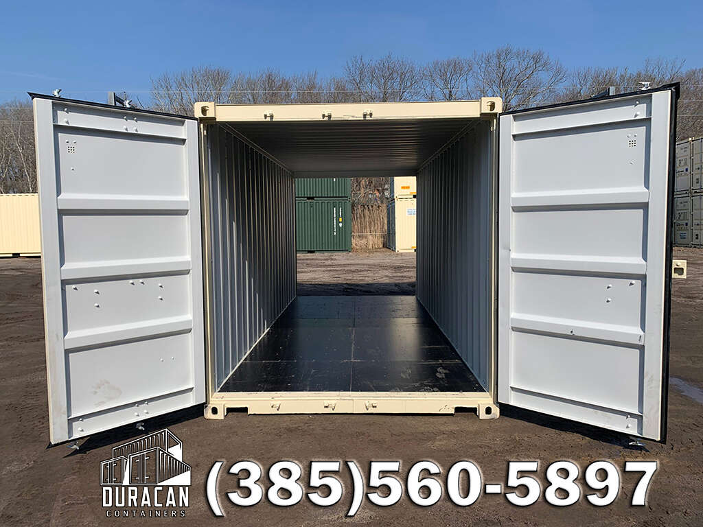 20' Double Door, Shipping Container, Single Trip (NEW) Shipping Container, Standard Height