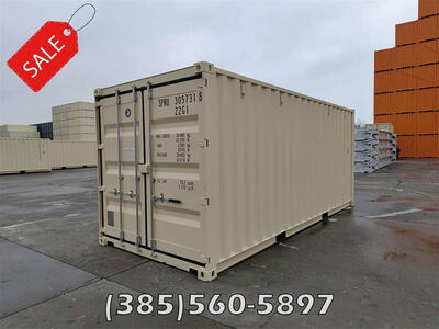 20' Storage Container, New, Single Trip Shipping Container, Conex Box