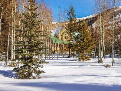 CABIN HIDDEN IN THE WOODS PHOTO ART PRINT