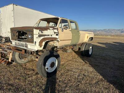 1988 Gmc Factory 4x4 2 Ton Crew Cab Square Bosu