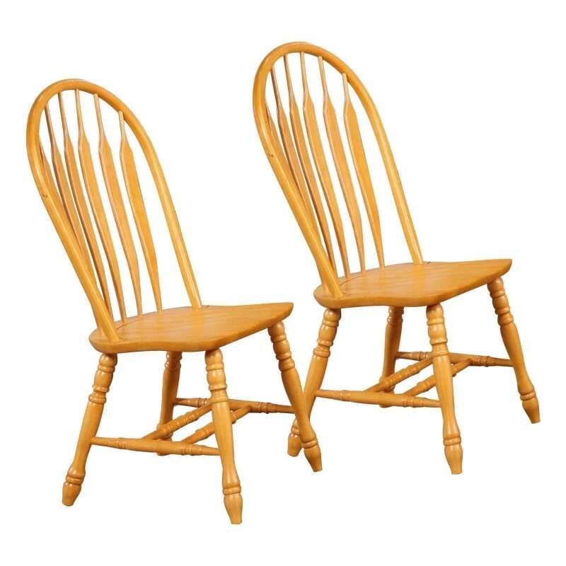 10Amish HandcraftedLegacy BentPaddle WindsorChairs