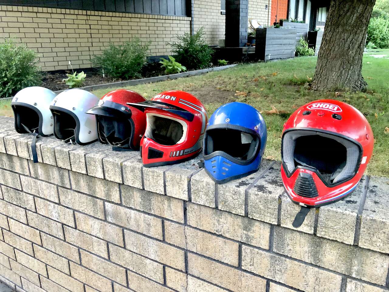 Rad, vintage Motocross, MX, road, motorcycle & snowmobile helmets