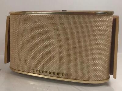 Vintage Mid Century Modern Telefunken Allvox Strahler Satellite Speaker MCM