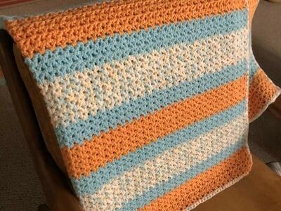 Vintage, beautifully crocheted, mid century afghan blankets. hand knitted 60's 70's knitting magic Grandma granny square