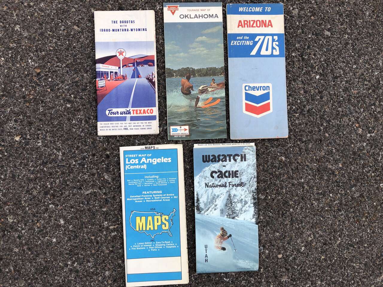 Vintage road maps lots of various states available. Great wall art Decoration.Antique maps travel