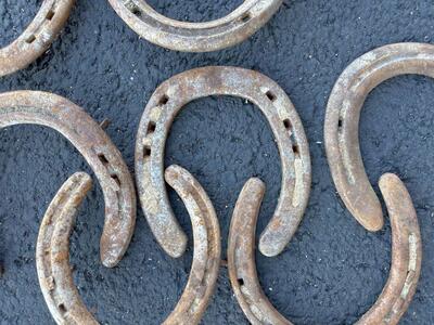 Horseshoes, Vintage, lucky, rustic Weathered and worn, antique, horses equestrian, Horse shoe