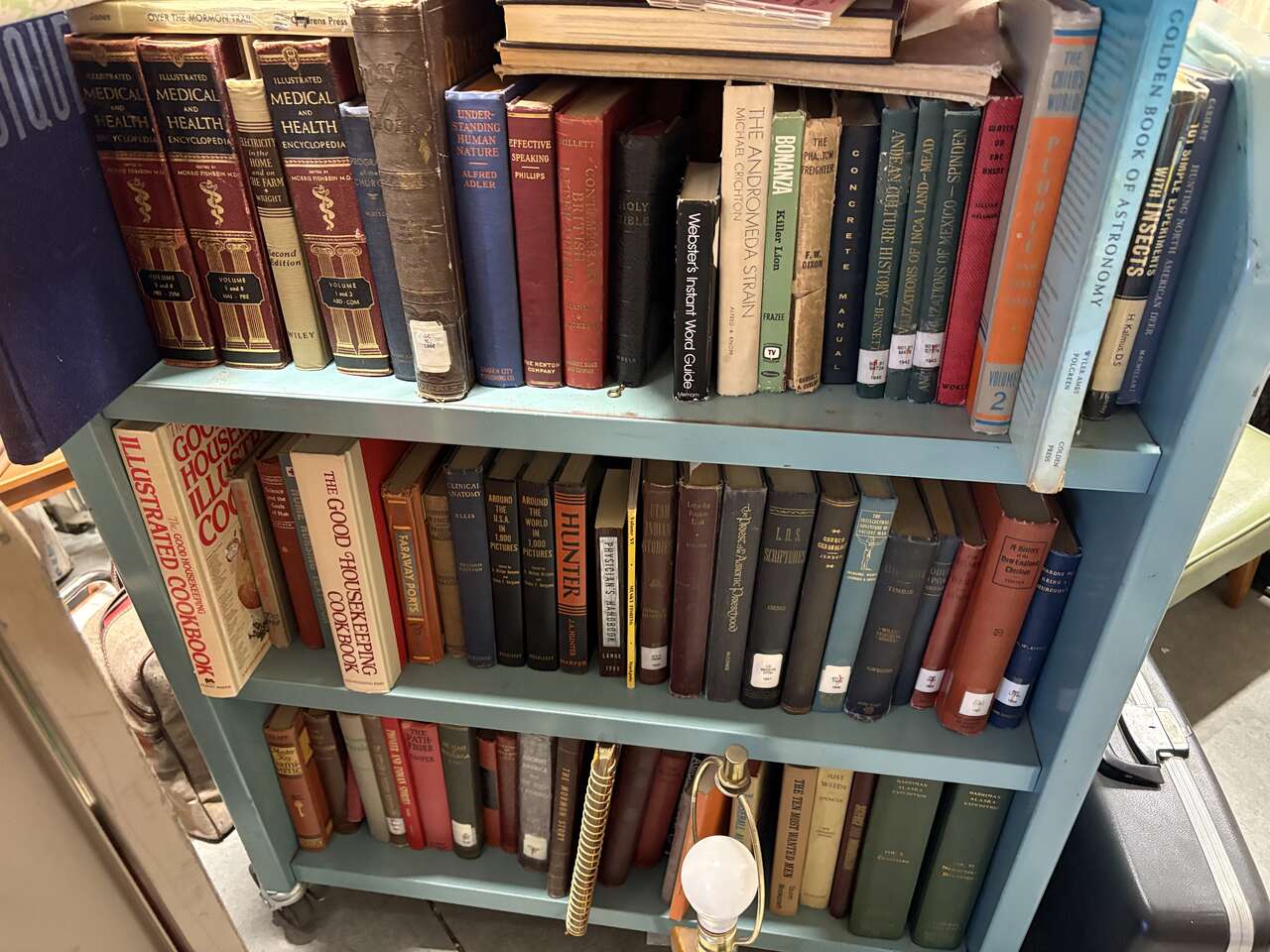 Antique & vintage books. Medical, Educational, LDS Mormon. Church, cooking. Make great room decorations and reads. Old hardbacks