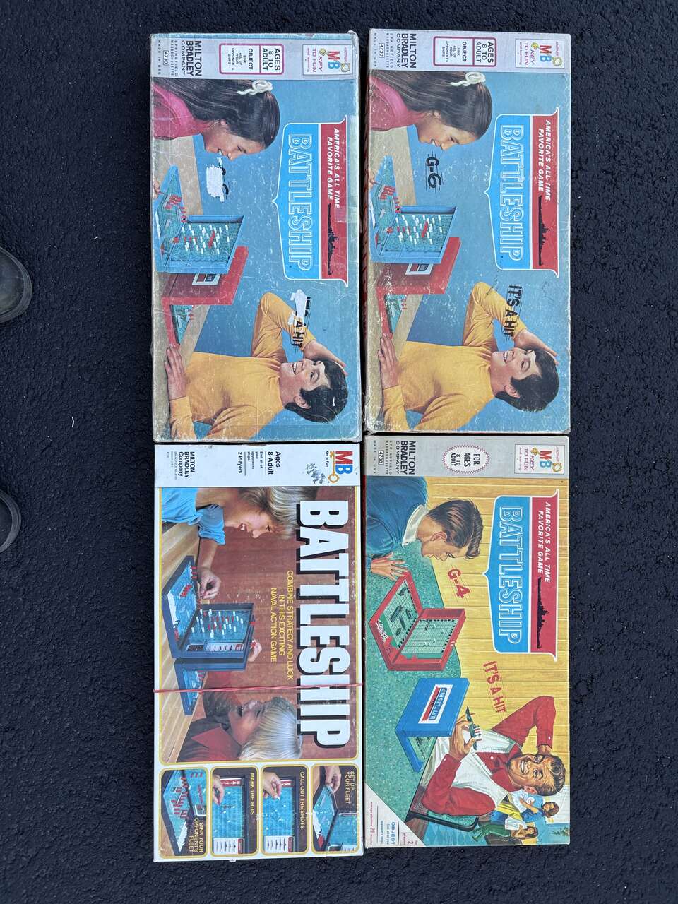 Vintage Battleship board games. Great gift!