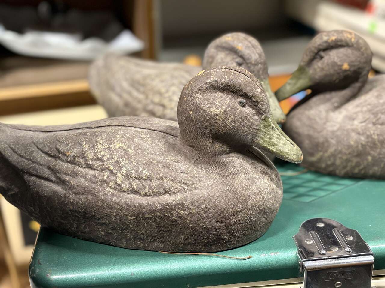 Antique duck decoys Vintage. Great decorations. waterfowl, shotgun hunting Mallard Ariduk