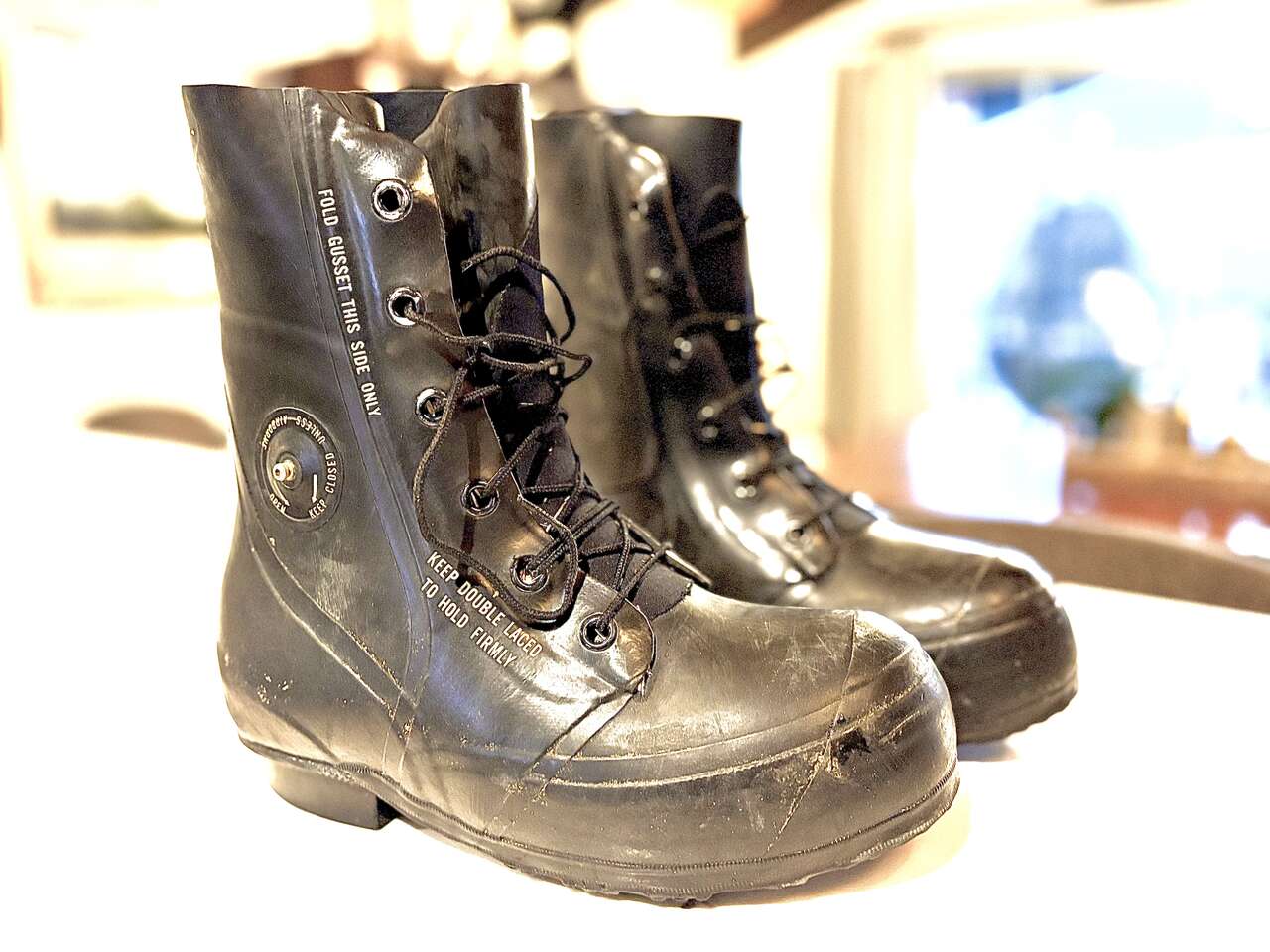 Vintage 1980’s military, extreme cold, Mickey Mouse Nata boots. Size 8