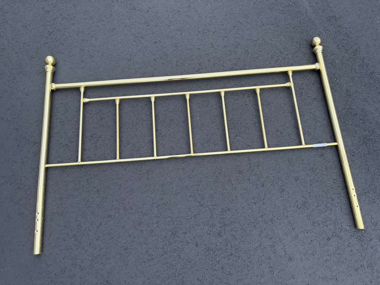 Beautiful Vintage Brass KING size headboard!