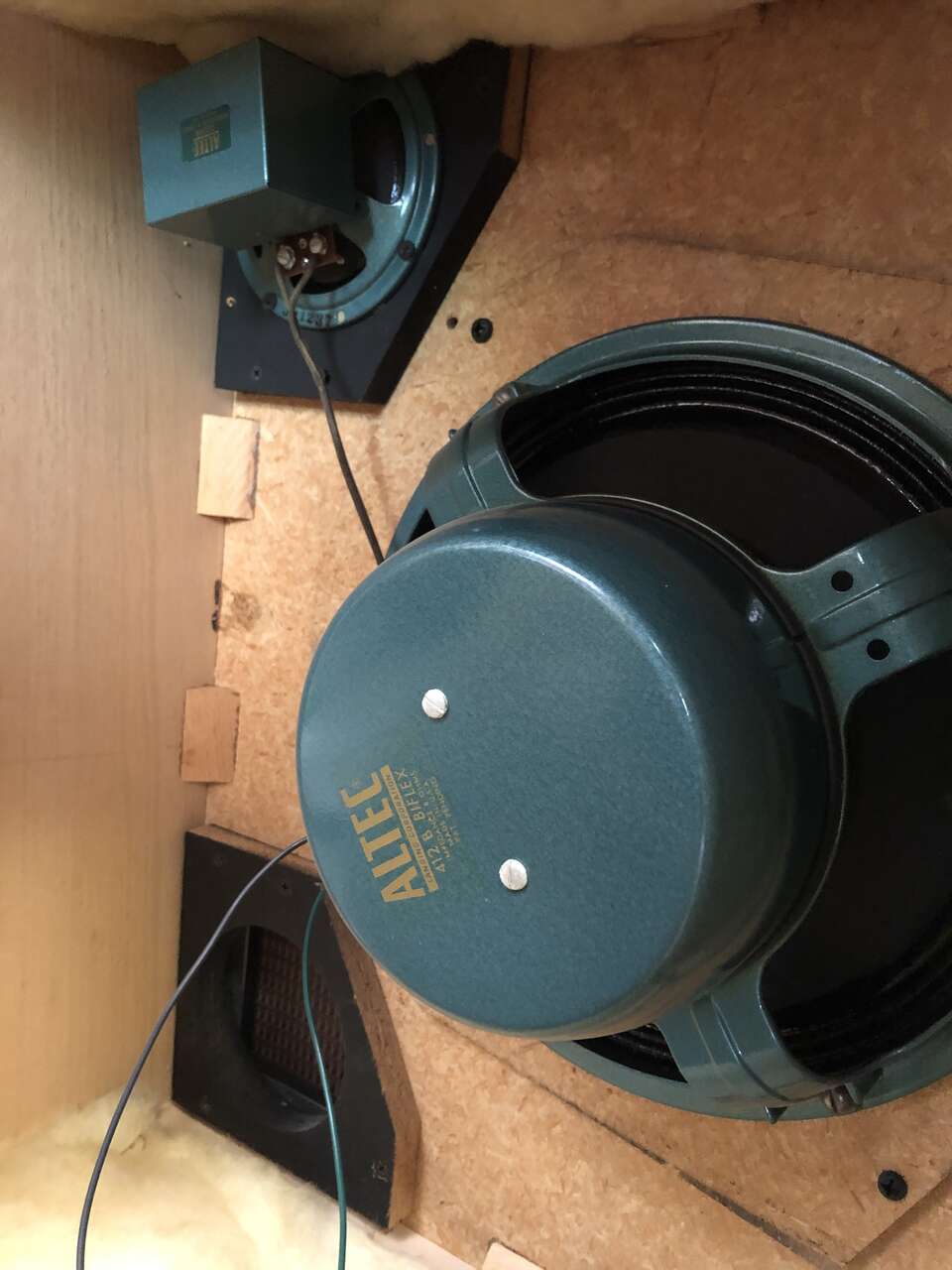 Vintage Altec 412B Biflex 12" speaker. Vintage made in 1950's vintage antique pro audio, guitar