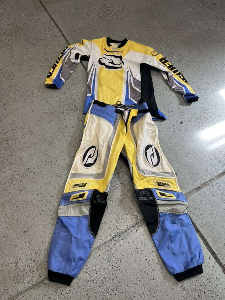 Girls Size 14 Motorcycle Dirt Bike Outfit Set