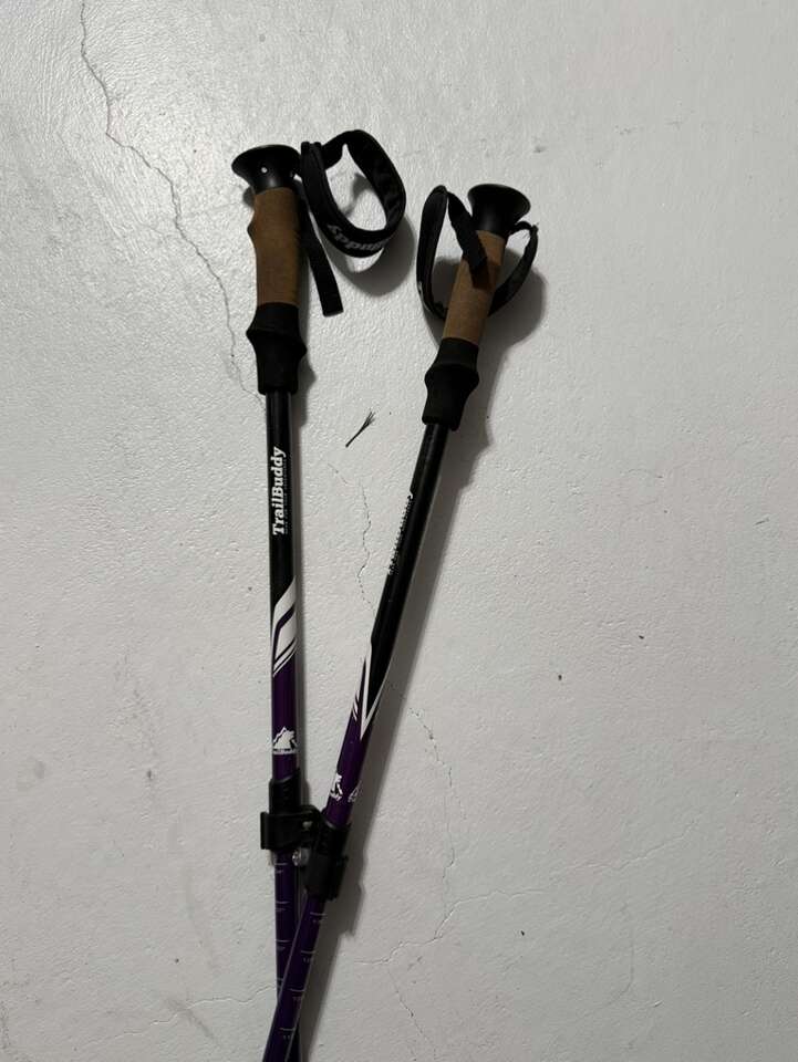 Trail Buddy Hiking Or Walking Sticks Like New!