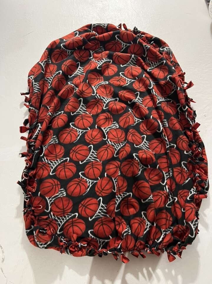 NEW! Basketball Print Blanket 58 Long