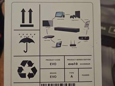 Brand New Evo Home Theater Soundbar –