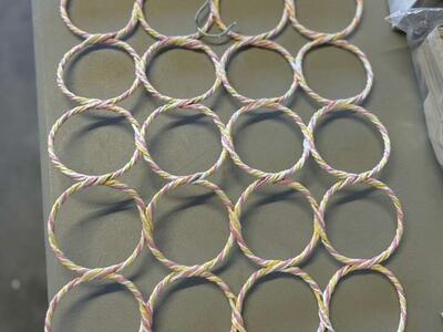 Foldable 28-Ring Space-Saving Organizer