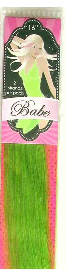 New Babe Clip-In Streaks of Color 16 Inch