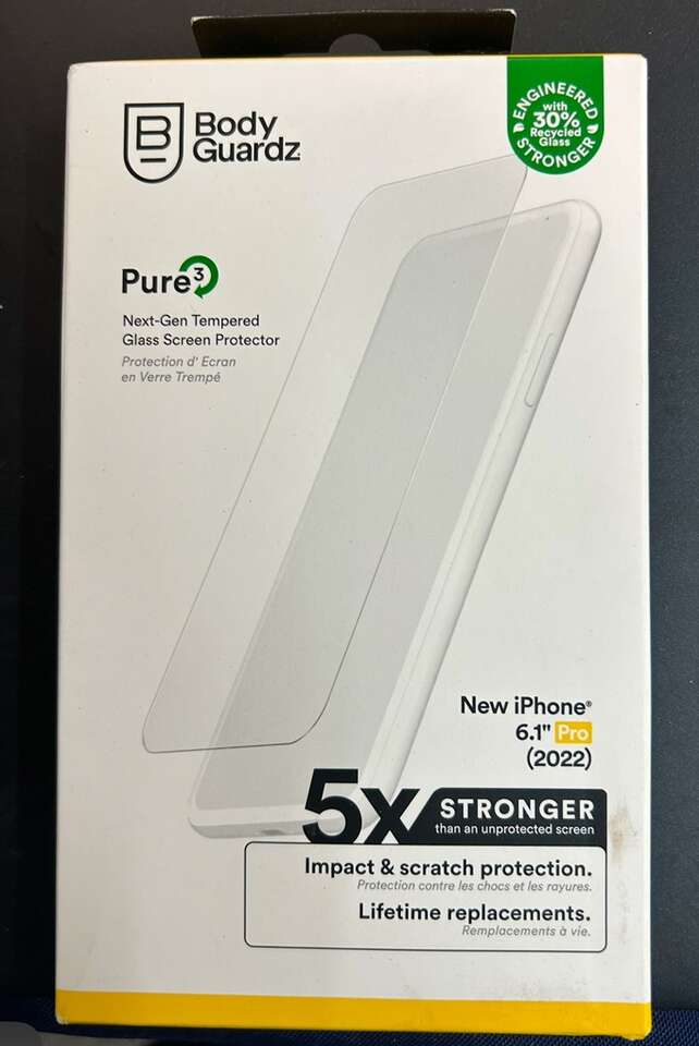 BodyGuardz Pure3 Next-Gen Tempered Glass