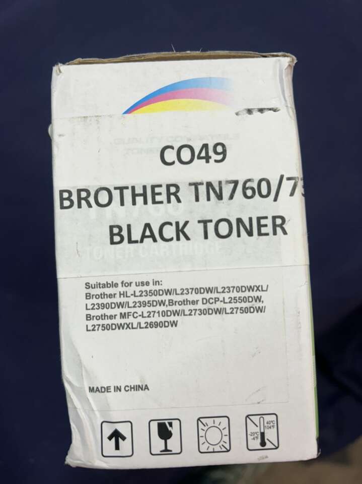 Brother TN760/TN730 Black Toner Cartridge