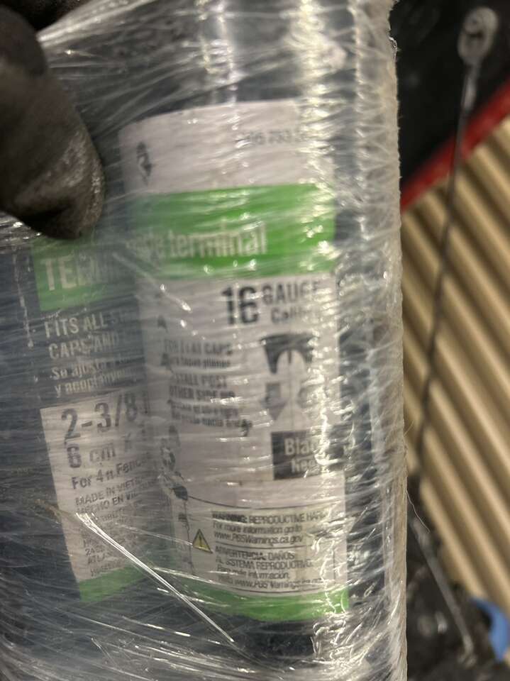 16-Gauge Galvanized Coil Wire & 2-3/8”