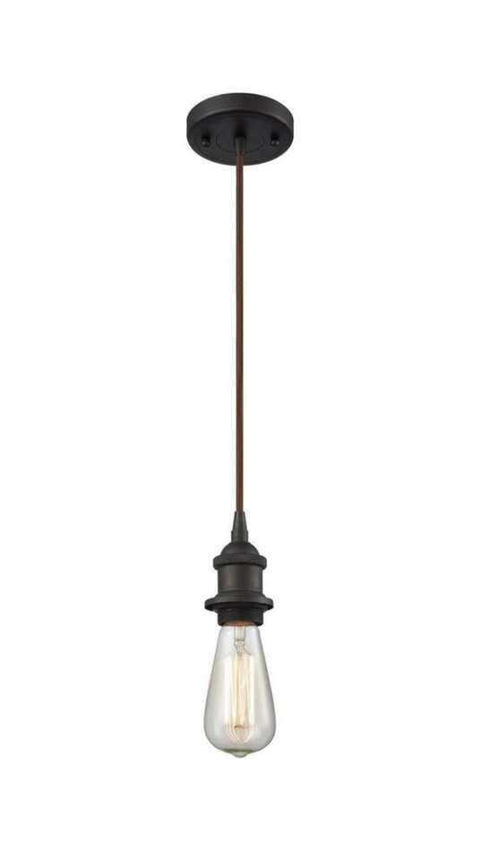 New Innovations 516-1P-BK Bare Bulb